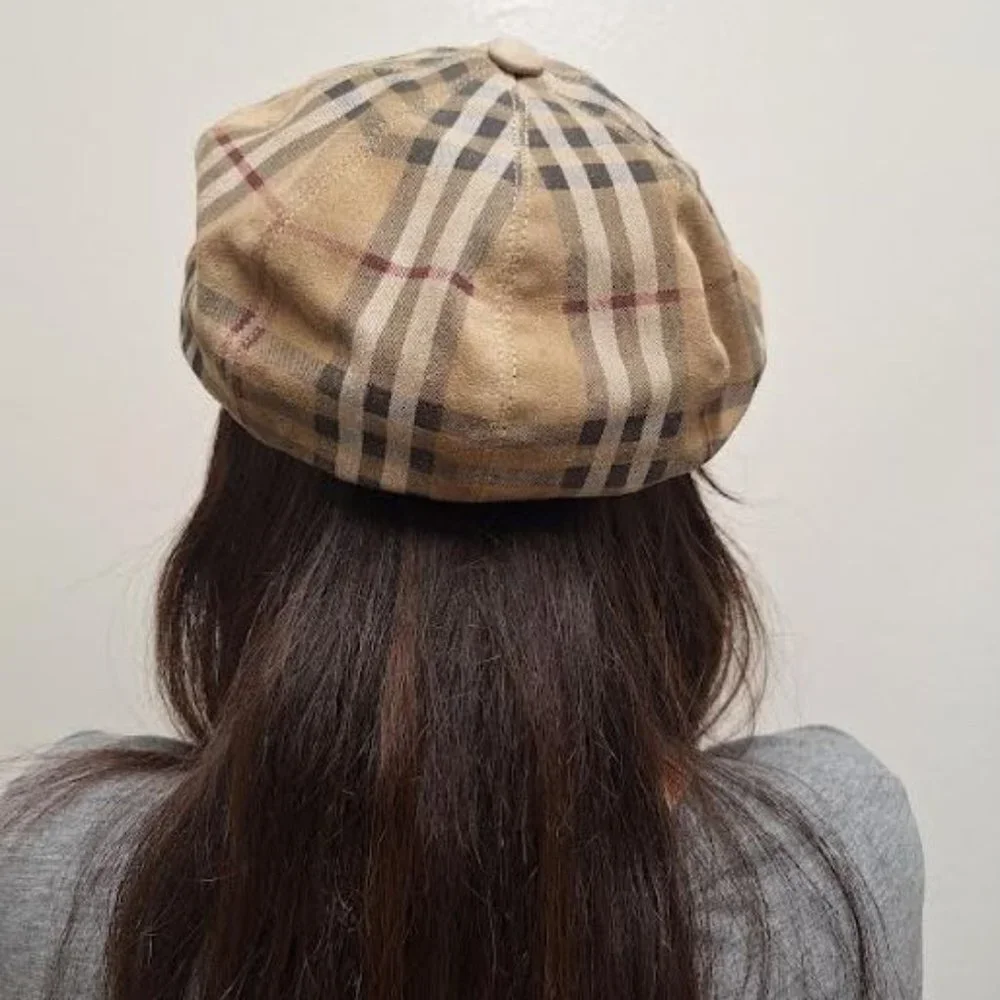 Burberry Vintage Suede Newsboy cap - Size S - Picture 9 of 9